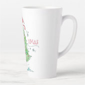 Vroege kerstboom latte mok (Rechts)