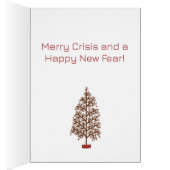 Vroege kerstboom met Merry Crisis (Binnen (Rechts))