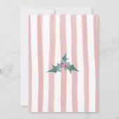 Vroege kerstboom Van Waterverf Holiday Kaart (Achterkant)