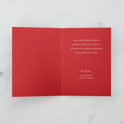 Vroege kerstboomfeestdag kaart (Binnen)