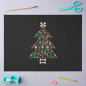 Vroege kerstboomschilderafdrukken tissuepapier (Craft)