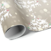 Vroege kerstcadeaubomen voor kerstgeit cadeaupapier (Rol Hoek)