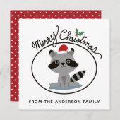 Vroege kerstcadeaubonnen Persoonlijke naam Feestdagenkaart (Voorkant / Achterkant)