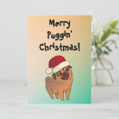 Vroege kerstcadeaukaart feestdagenkaart (Staand voorkant)