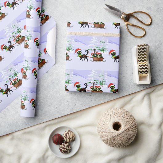 Vroege kerstcadeautjes cadeaupapier (Crafts)