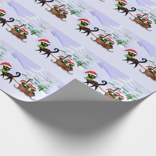 Vroege kerstcadeautjes cadeaupapier (Hoek)