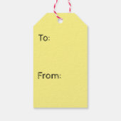 Vroege kerstcadeautjes Labels Santa Claus Cadeaulabel (Achterkant)