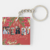 Vroege kerstcadeautjes met meerdere foto's - Red G Sleutelhanger (Achterkant)