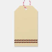 Vroege kerstcadeautjes voor kinderen en katten cadeaulabel (Achterkant)