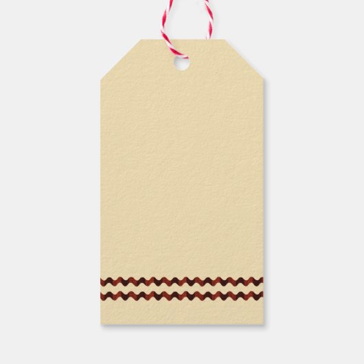 Vroege kerstcadeautjes voor kinderen en katten cadeaulabel (Achterkant)