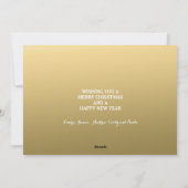 Vroege kerstdag 5 Foto Collage Holiday Card Feestdagenkaart (Achterkant)