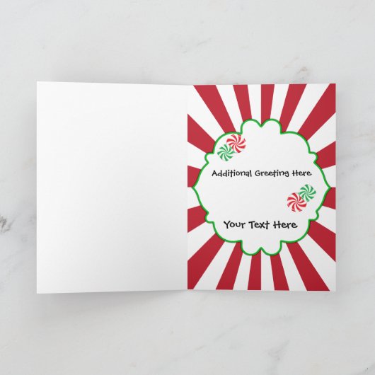 Vroege kerstdag met kerst-kamel Red Starburst Feestdagen Kaart (Binnen)