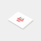 Vroege kerstdag post-it® notes (Schuin)