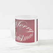 Vroege kerstdag rode feestglas Mok set (Voorkant links)