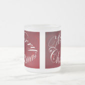 Vroege kerstdag rode feestglas Mok set (Center)