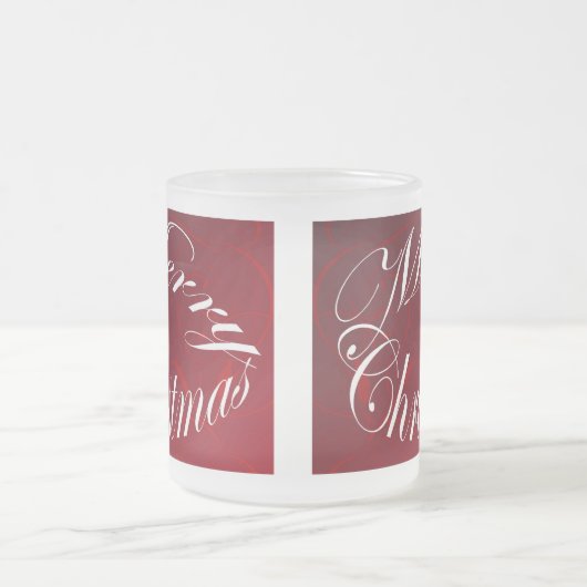 Vroege kerstdag rode feestglas Mok set (Center)