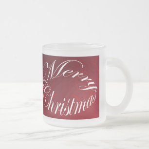 Vroege kerstdag rode feestglas Mok set
