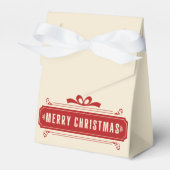 Vroege kerstfeestdag bedankdoosjes (Voorkant Zijde)