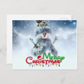 Vroege kerstfeestdag briefkaart (Voorkant / Achterkant)