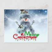 Vroege kerstfeestdag briefkaart (Voorkant)