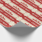 Vroege kerstfeestdag cadeaupapier (Hoek)