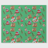 Vroege kerstfeestdag cadeaupapier (Vlak)