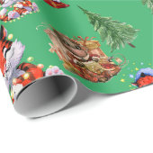 Vroege kerstfeestdag cadeaupapier (Rol Hoek)