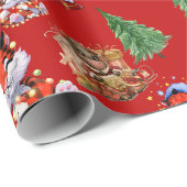 Vroege kerstfeestdag cadeaupapier (Rol Hoek)