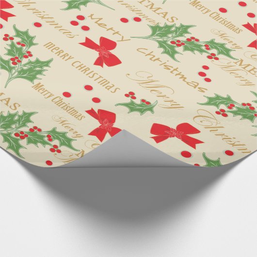 Vroege kerstfeestdag cadeaupapier (Hoek)