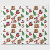 Vroege kerstfeestdag cadeaupapier (Vlak)