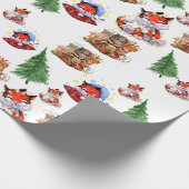 Vroege kerstfeestdag cadeaupapier