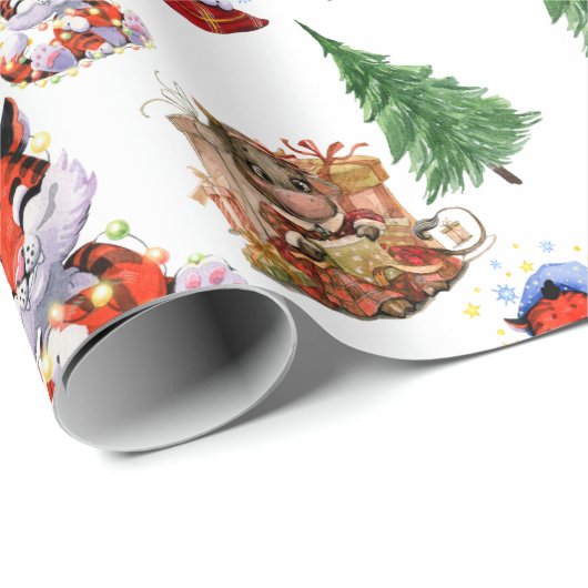 Vroege kerstfeestdag cadeaupapier (Rol Hoek)