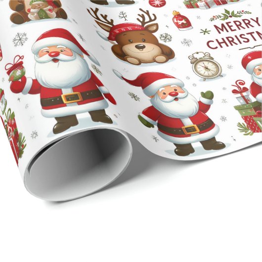 Vroege kerstfeestdag cadeaupapier (Rol Hoek)