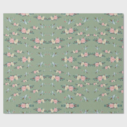 Vroege kerstfeestdag cadeaupapier (Vlak)