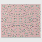 Vroege kerstfeestdag cadeaupapier (Vlak)