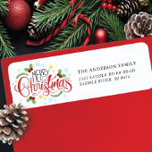 Vroege kerstfeestdag etiket