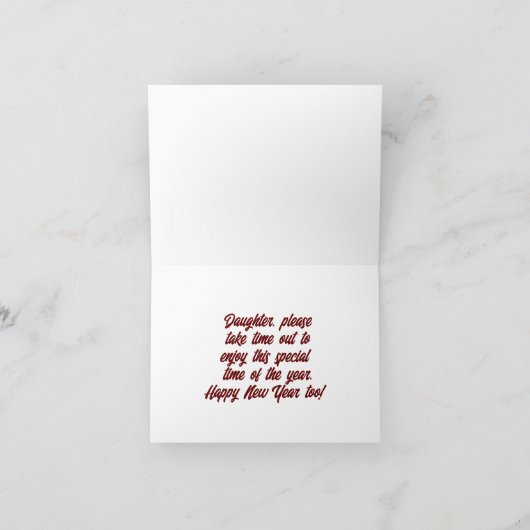 Vroege kerstfeestdag feestdagen kaart (Binnen)