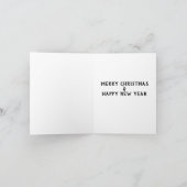 Vroege kerstfeestdag feestdagen kaart (Binnen)