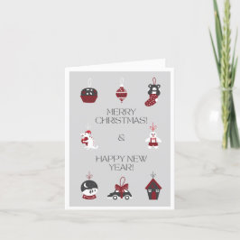 Vroege kerstfeestdag feestdagen kaart