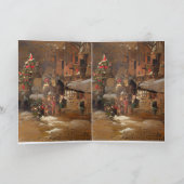 Vroege kerstfeestdag feestdagen kaart (Binnen)