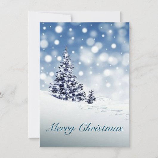 Vroege kerstfeestdag feestdagenkaart (Voorkant)