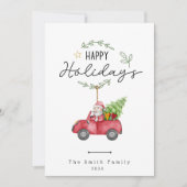 Vroege kerstfeestdag feestdagenkaart (Voorkant)