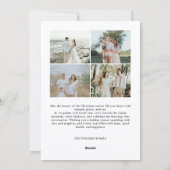 Vroege kerstfeestdag feestdagenkaart (Achterkant)