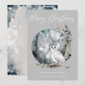 Vroege kerstfeestdag feestdagenkaart (Voorkant / Achterkant)