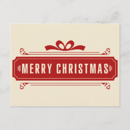 Vroege kerstfeestdag feestdagenkaart