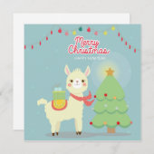 Vroege kerstfeestdag feestdagenkaart (Voorkant / Achterkant)