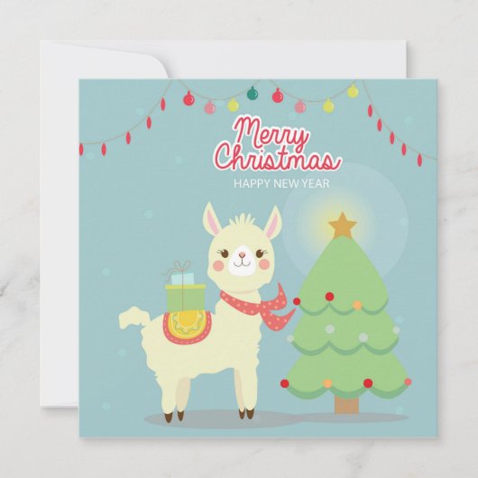 Vroege kerstfeestdag feestdagenkaart (Voorkant)