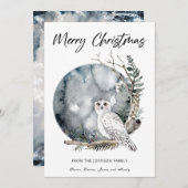 Vroege kerstfeestdag feestdagenkaart (Voorkant / Achterkant)