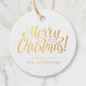 Vroege kerstfeestdag Foto Label (Voorkant)