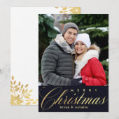 Vroege kerstfeestdag — Fotokaart Feestdagenkaart (Voorkant / Achterkant)